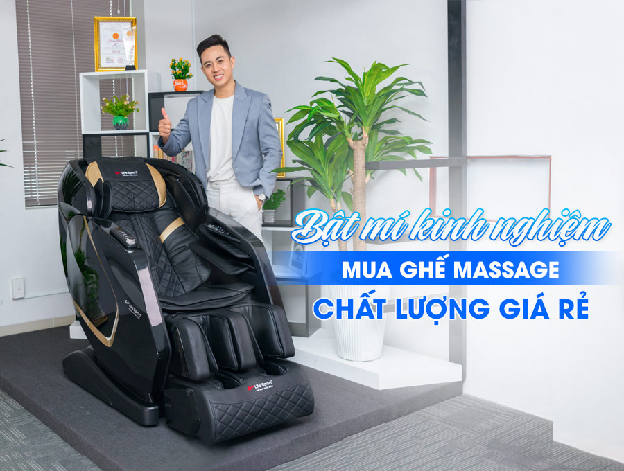 Kinh nghiệm mua ghế massage giá rẻ