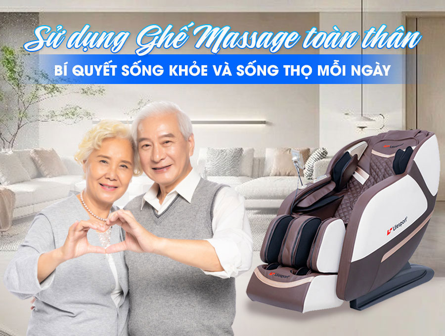 Sống khỏe mỗi ngày cùng ghế massage